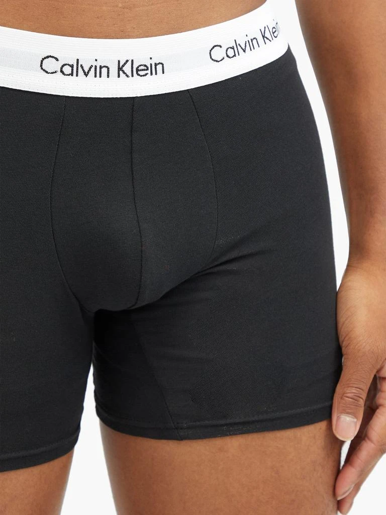 商品Calvin Klein|Pack of three stretch-cotton boxer briefs,价格¥446,第3张图片详细描述