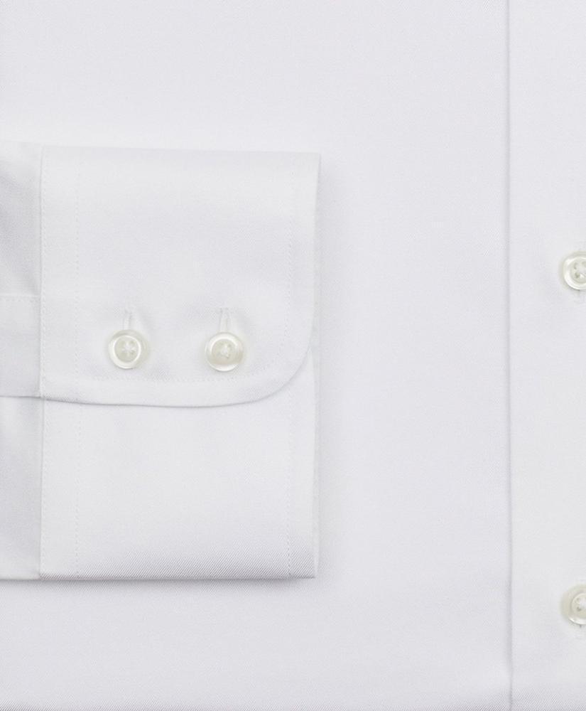 商品Brooks Brothers|Stretch Regent Regular-Fit  Dress Shirt, Non-Iron Twill Ainsley Collar,价格¥954,第5张图片详细描述