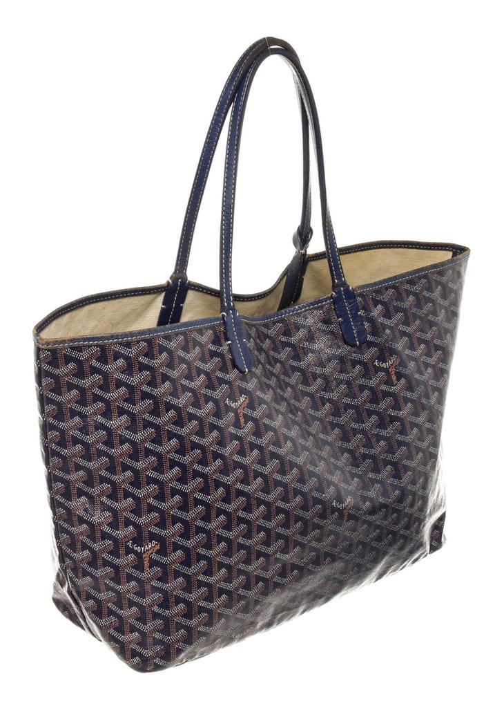 Goyard Blue Goyardine Coated Canvas St. Louis PM Tote Bag商品第4张图片规格展示