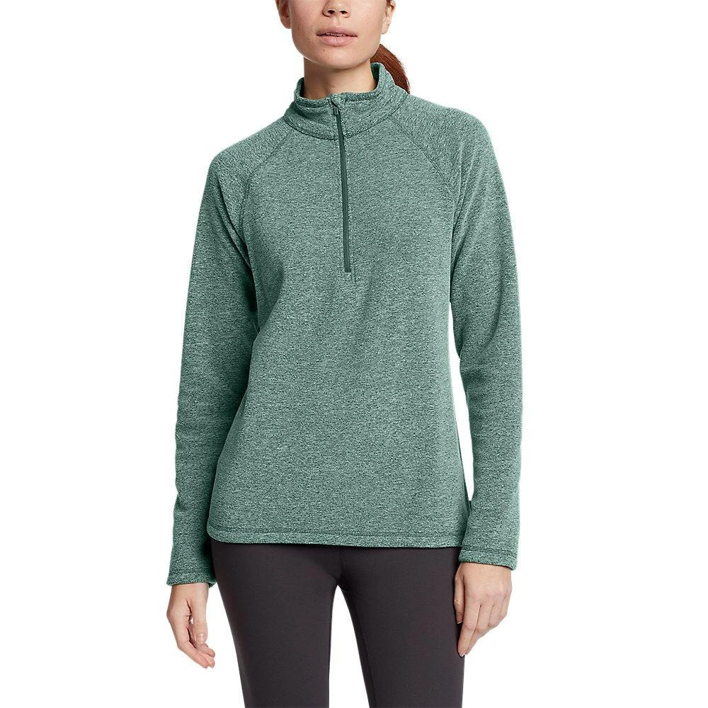 商品Eddie Bauer|Women's Fast Fleece Raglan-Sleeve 1/4-Zip - Solid,价格¥265,第4张图片详细描述