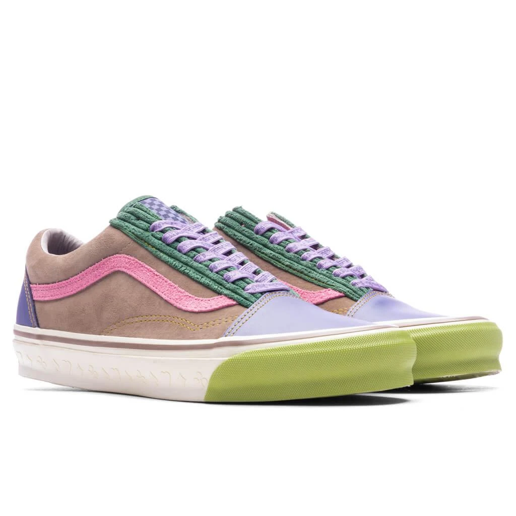 商品Vans|Feature x Vans Vault OG Old Skool LX Double Down - Multi,价格¥970,第2张图片详细描述