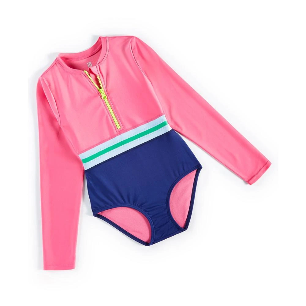 商品ID Ideology|Toddler & Little Girls One-Piece Long-Sleeve Rashguard, Created for Macy's,价格¥90,第1张图片