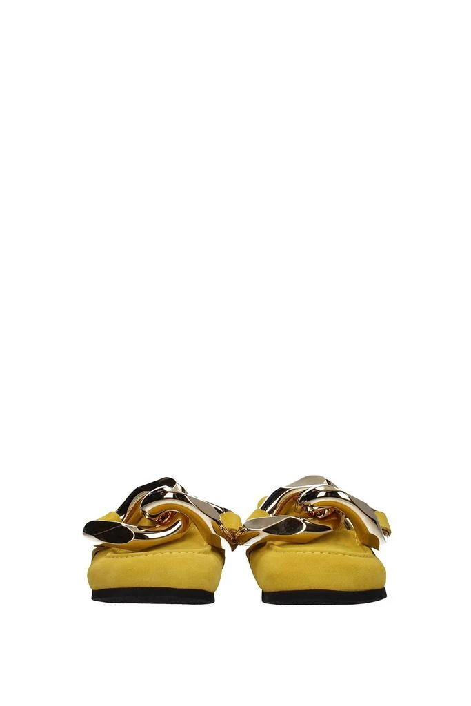 商品JW Anderson|Slippers and clogs Suede Yellow Golden Wattle,价格¥1487,第3张图片详细描述