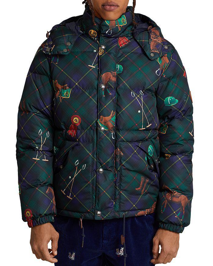 商品Ralph Lauren|Water Resistant Down Print Regular Fit Jacket,价格¥2249,第3张图片详细描述