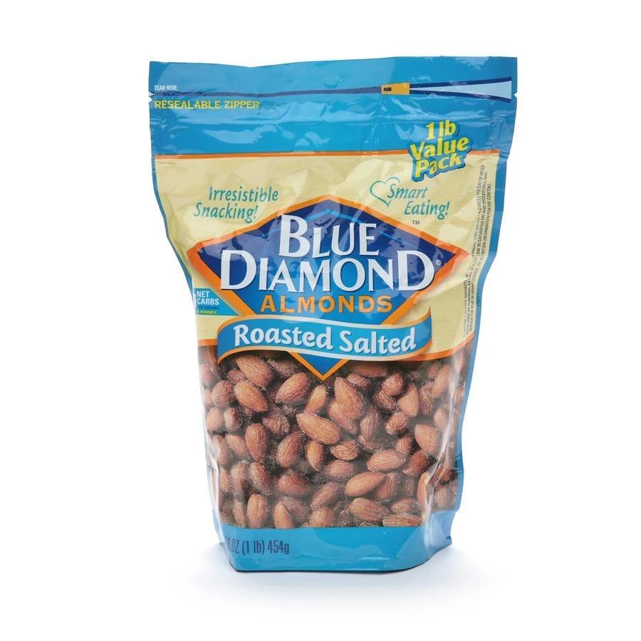 商品Blue Diamond|巴旦木 杏仁 盐烤口味,价格¥94,第1张图片