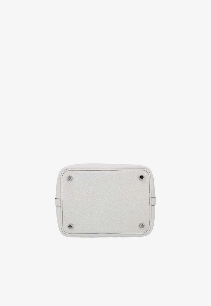 商品Hermes|Picotin Lock 18 in New White Clemence with Palladium Hardware,价格¥52145,第4张图片详细描述