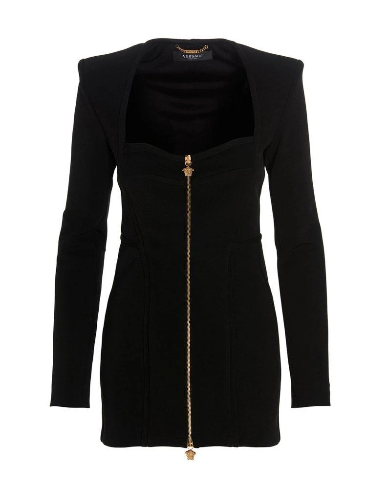 商品Versace|Versace Zipped Long-Sleeve Top,价格¥7495,第1张图片