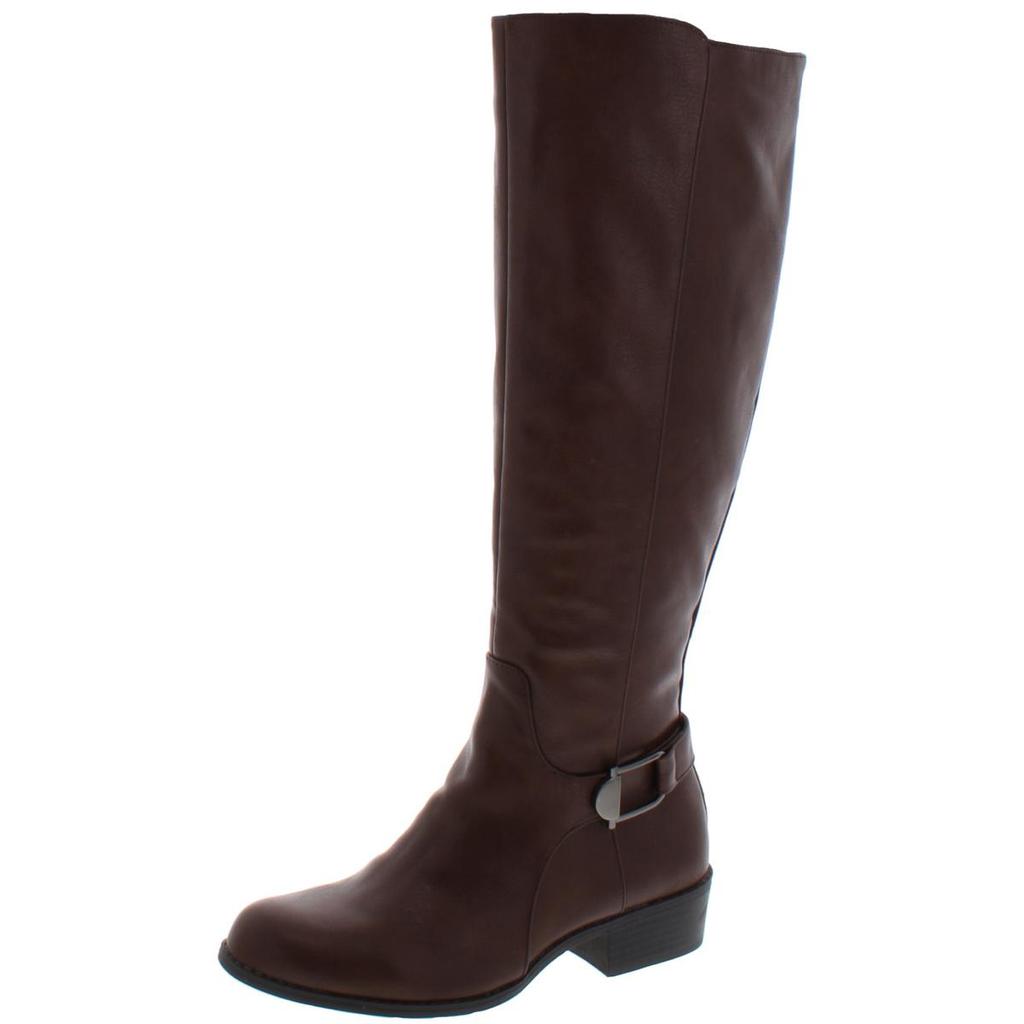 Alfani | Alfani Womens Kallumm Faux Leather Tall Knee-High Boots 110.29元 商品图片