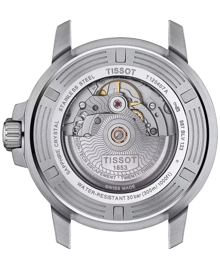 商品Tissot|Men's Seastar 1000 Powermatic 80 Automatic Stainless Steel Bracelet Watch 43mm,价格¥6307,第3张图片详细描述