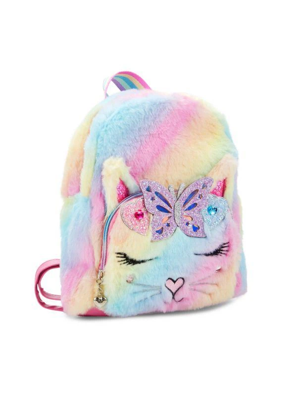 商品OMG! Accessories|Girl's Mini Bella Faux Fur Backpack,价格¥143,第1张图片