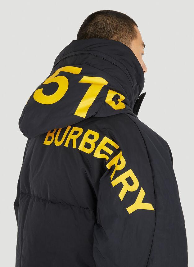 商品Burberry|Logo Print Puffer Jacket in Black,价格¥18615,第7张图片详细描述