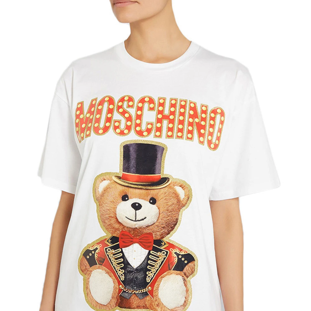 MOSCHINO 米白色女士T恤 EV0702-0540-3001 商品