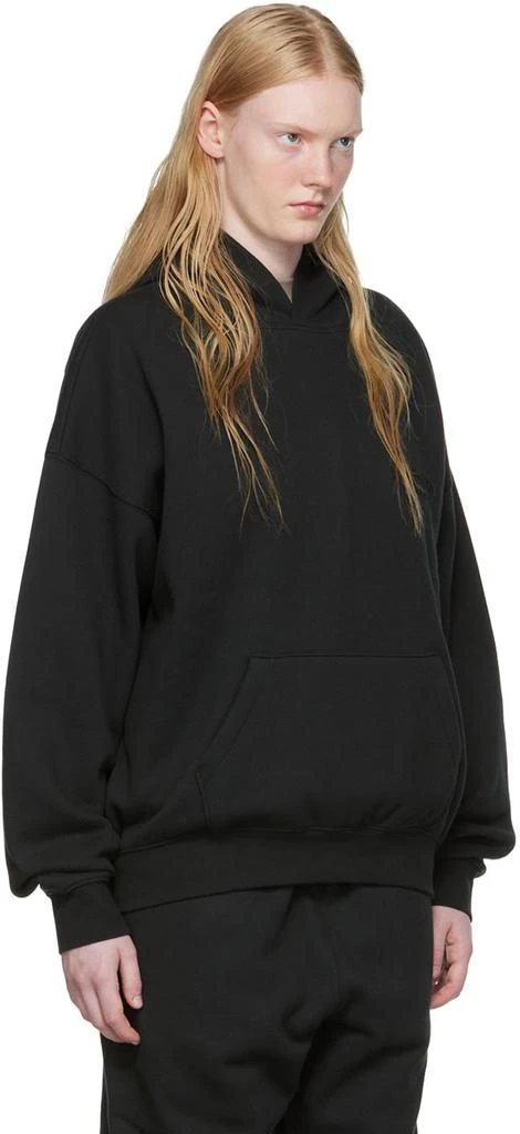 商品Essentials|Black Cotton Hoodie,价格¥724,第2张图片详细描述