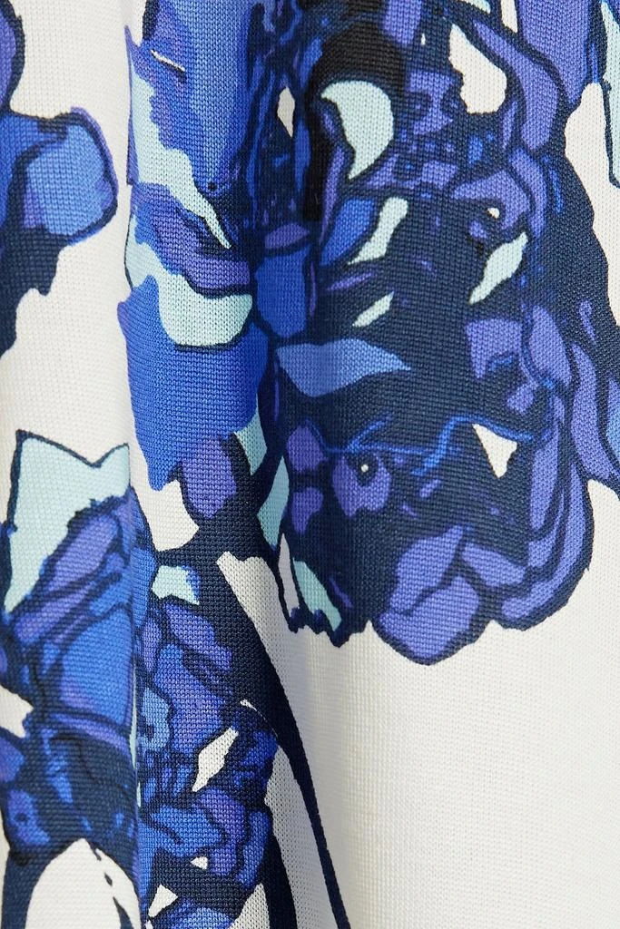 商品Diane von Furstenberg|Julian floral-print silk-jersey mini wrap dress,价格¥1308,第4张图片详细描述