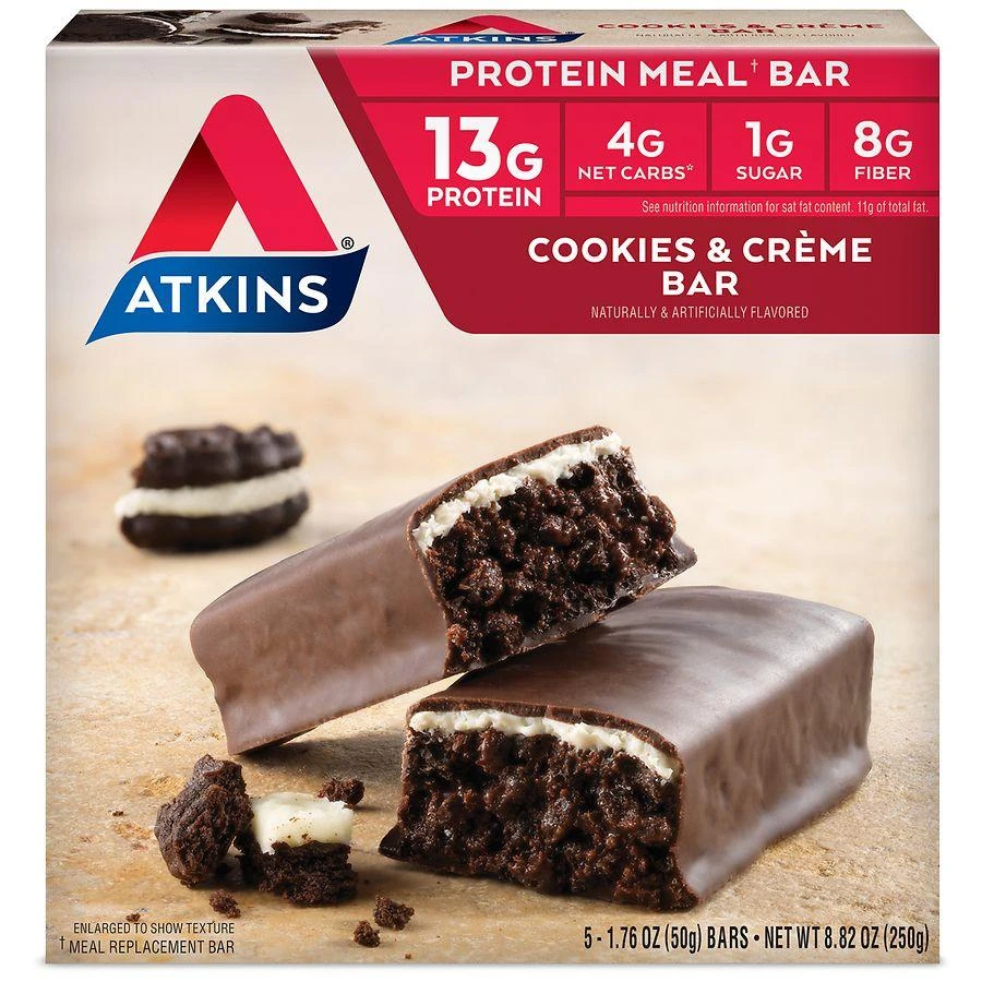 商品Atkins|Meal Bars Cookies 'n' Creme,价格¥94,第1张图片