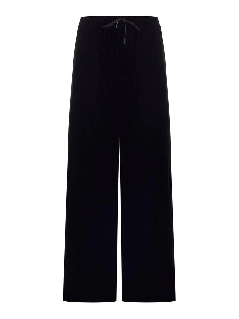 商品Yves Saint Laurent|Saint Laurent Drawstring Wide Leg Trousers,价格¥13089,第1张图片