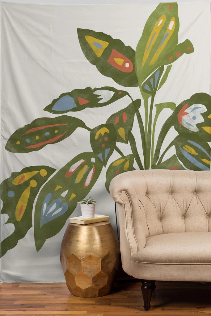 商品DENY Designs|Alja Horvat Scandinavian Plant Tapestry,价格¥170,第1张图片