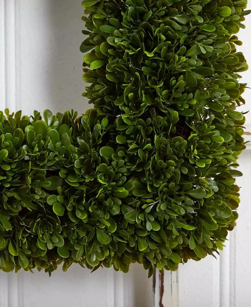 17" Tea Leaf Square Wreath 商品