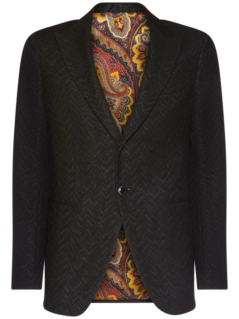 商品ETRO|Jacquard Wool Blend Blazer,价格¥13735,第1张图片