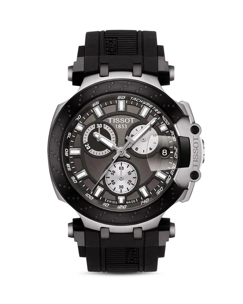 商品Tissot|T-Race Chronograph, 47.6mm,价格¥4456,第1张图片