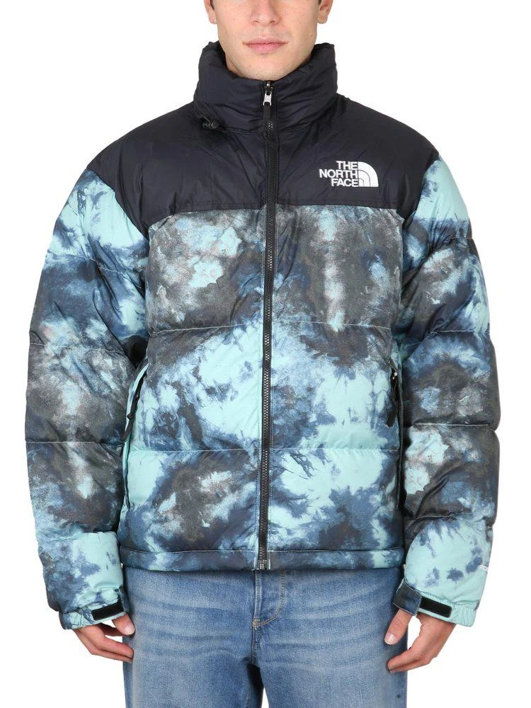 商品The North Face|The North Face Abstract-Printed Hooded Down Jacket,价格¥2432,第1张图片