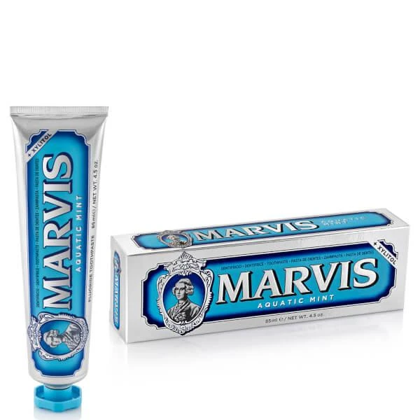 商品Marvis|Marvis玛尔斯  蓝色海洋薄荷味牙膏 - 85ml,价格¥80,第1张图片