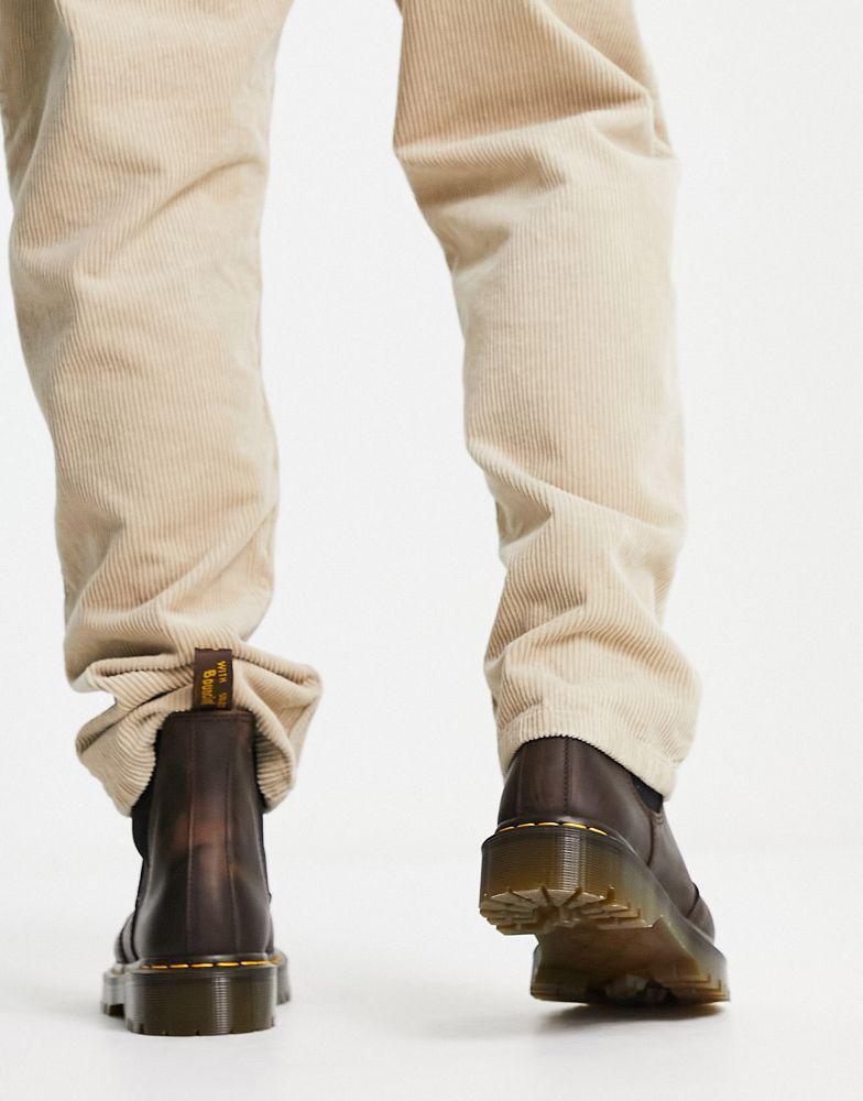 商品Dr. Martens|Dr Martens 2976 Bex chelsea boots in dark brown,价格¥1605,第6张图片详细描述