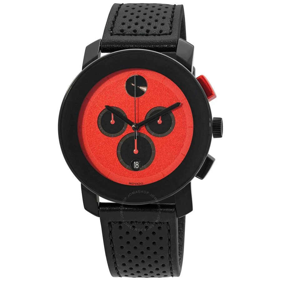 商品Movado|Bold Chronograph Quartz Red Dial Men's Watch 3600765,价格¥1382,第1张图片