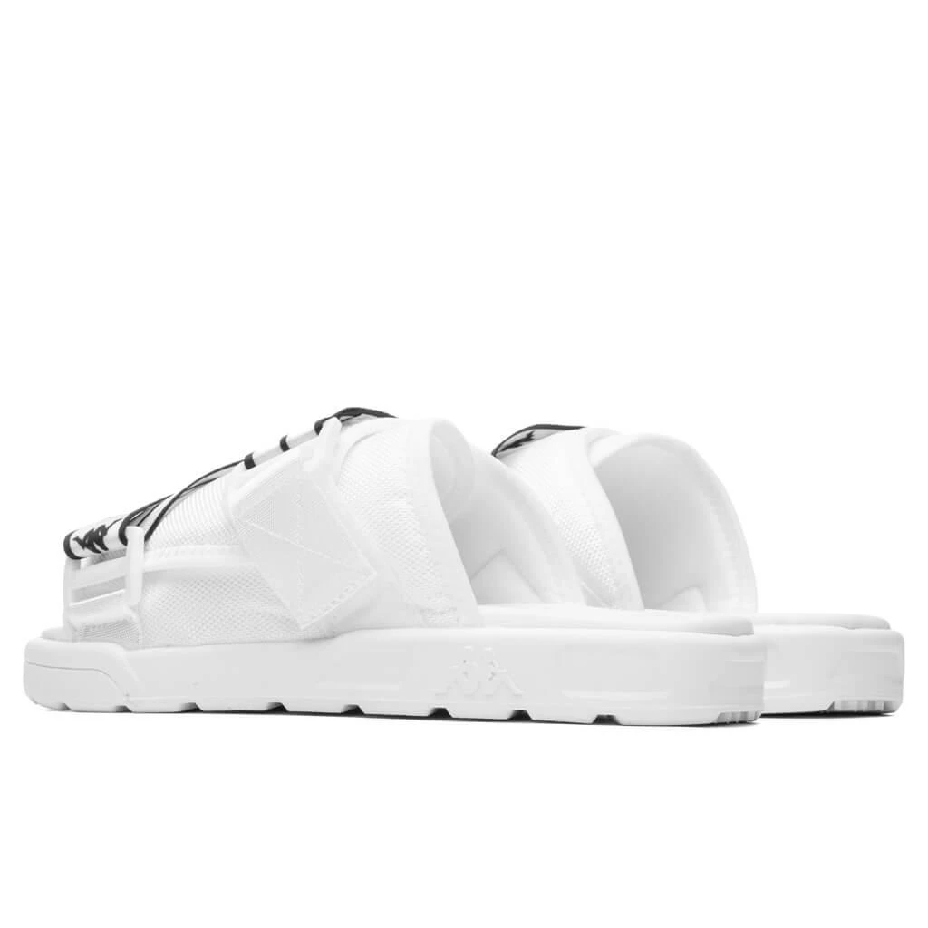 商品Kappa|Authentic Jpn Mitel Sandals - White/Black,价格¥427,第3张图片详细描述