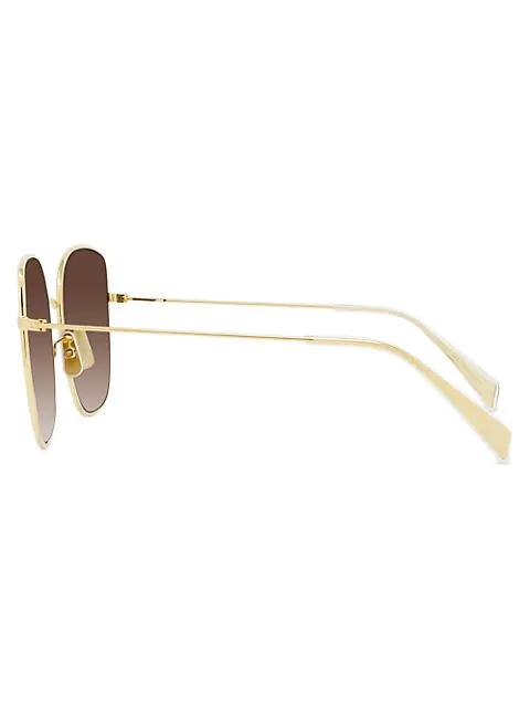 59MM Metal Cat Eye Sunglasses商品第4张图片规格展示