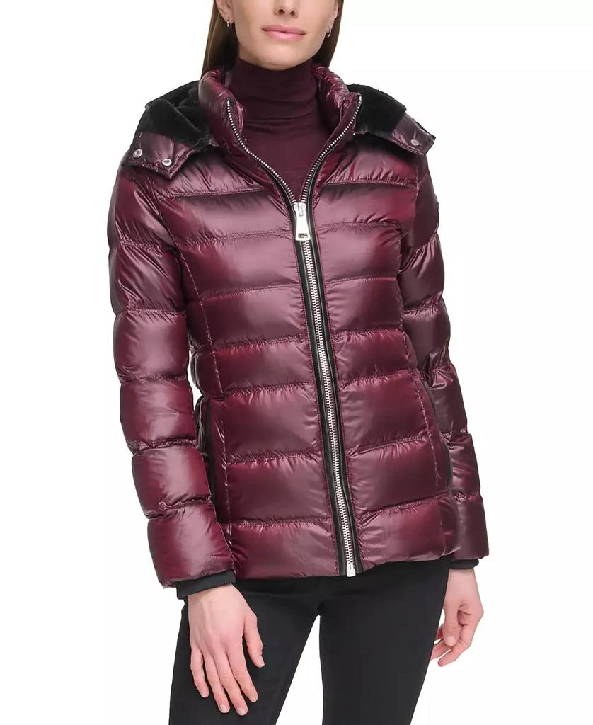 商品Calvin Klein|Women's Shine Hooded Down Puffer Coat,价格¥763,第1张图片