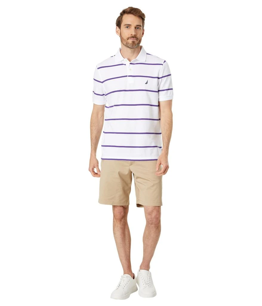 商品Nautica|Classic Fit Striped Deck Polo,价格¥521,第4张图片详细描述