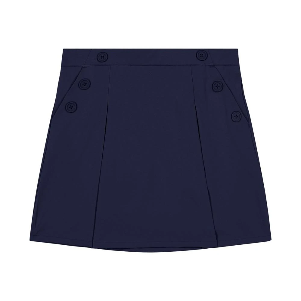 商品Nautica|Little Girls Uniform Button Pockets Elastic Waist Scooter Skorts,价格¥142,第1张图片
