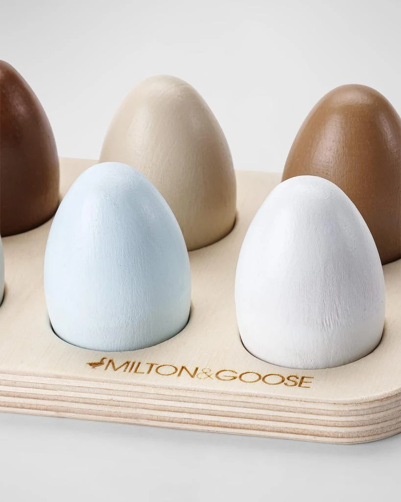 商品Milton & Goose|Half-Dozen Wooden Egg Play Set,价格¥505,第2张图片详细描述