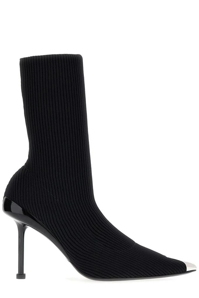 商品Alexander McQueen|Alexander McQueen Slash Pointed-Toe Ankle Boots,价格¥6107,第1张图片