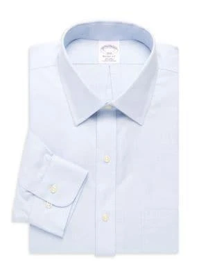 商品Brooks Brothers|Regent-Fit Plaid Dress Shirt,价格¥339,第1张图片