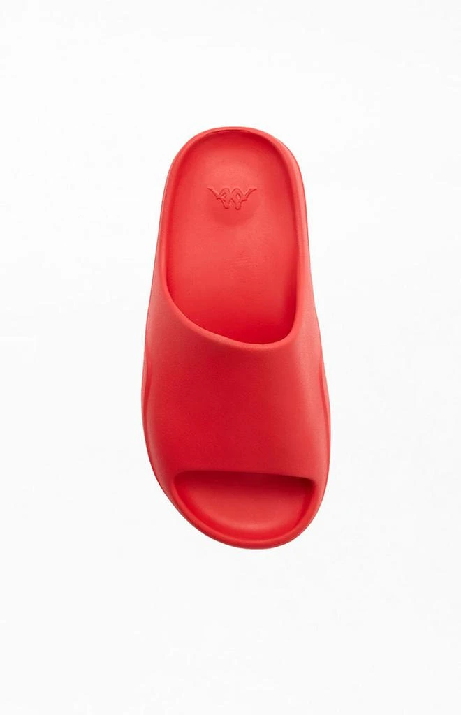 商品Kappa|Women's Red Authentic Plume 1 Slide Sandals,价格¥270,第5张图片详细描述