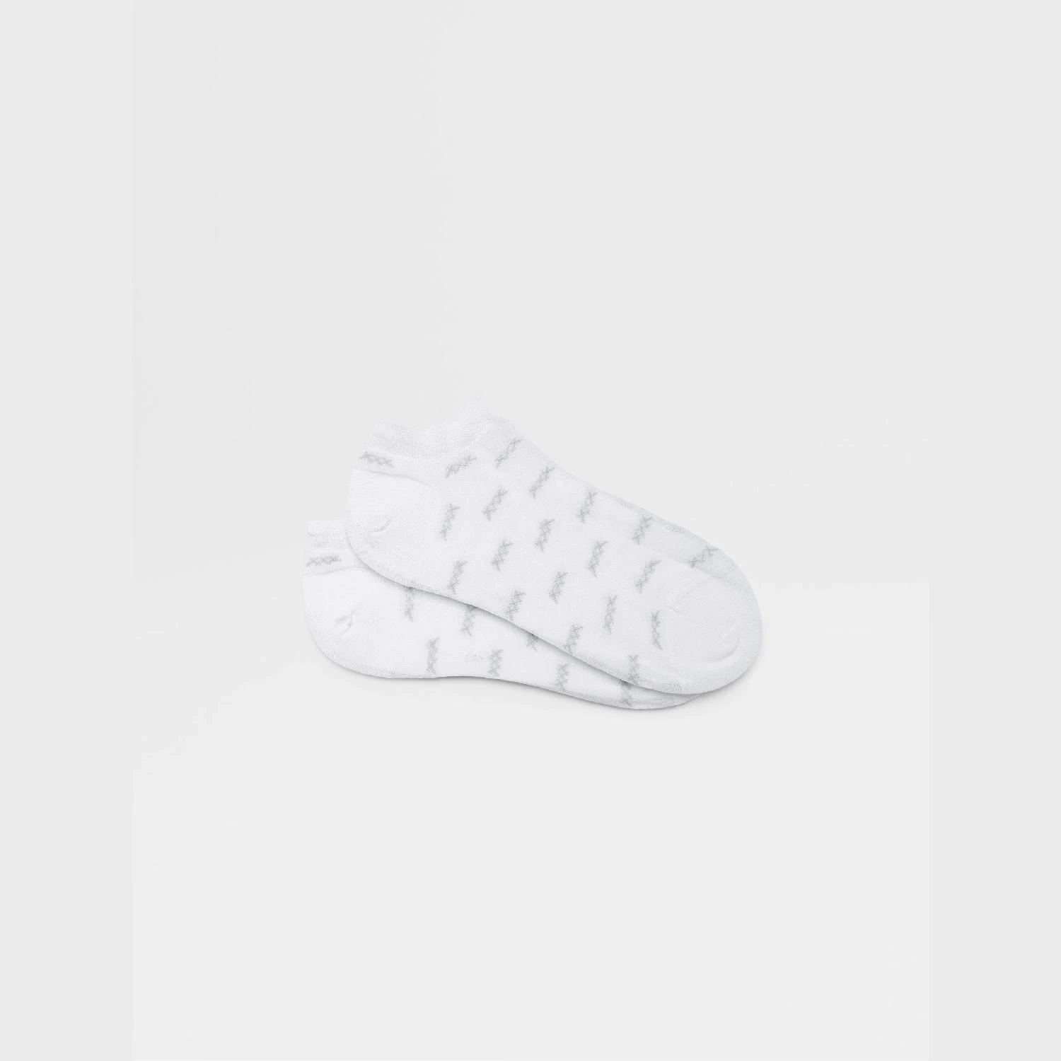 【预售】 杰尼亚 24秋冬 男士 袜子 WHITE ICONIC TRIPLE X SNEAKER SOCKS N5V02-549-119 商品