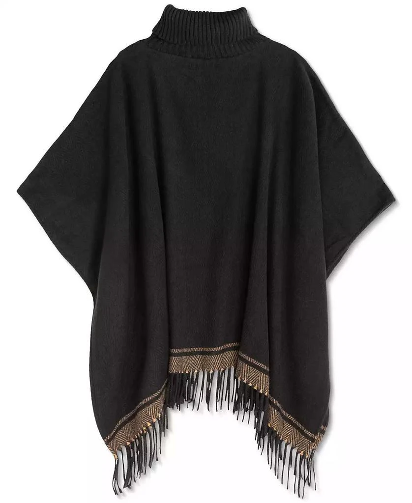 商品Ralph Lauren|Woven Knit-Collar Ruana,价格¥686,第3张图片详细描述