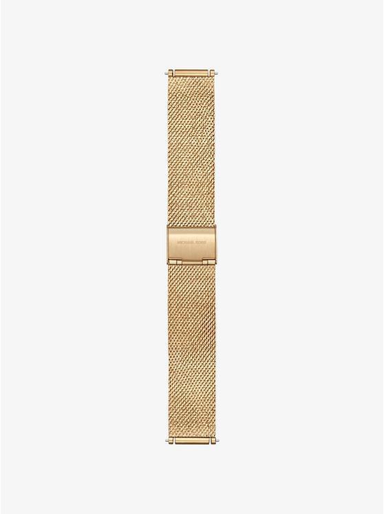 商品Michael Kors|Gen 3 Sofie Gold-Tone Smartwatch Strap,价格¥706,第1张图片