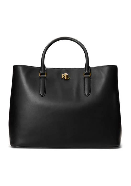 商品Ralph Lauren|Ralph Lauren Leather Large Marcy Satchel,价格¥3607,第1张图片