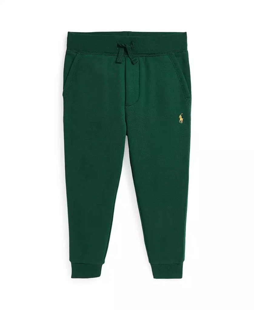 商品Ralph Lauren|Toddler and Little Boys Plaid-Trim Fleece Jogger Pant,价格¥311,第1张图片