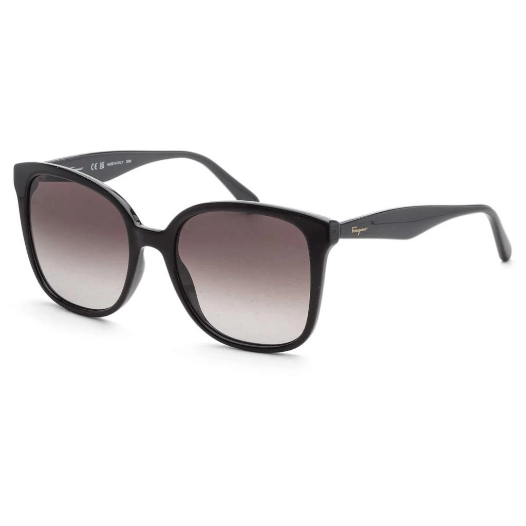 商品Salvatore Ferragamo|Ferragamo Women's Black Rectangular Sunglasses,价格¥495,第1张图片