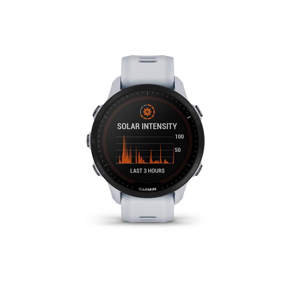 商品Garmin|Unisex Forerunner 955 Solar White Fiber - Reinforced Polymer Band Watch, 35mm,价格¥4511,第5张图片详细描述