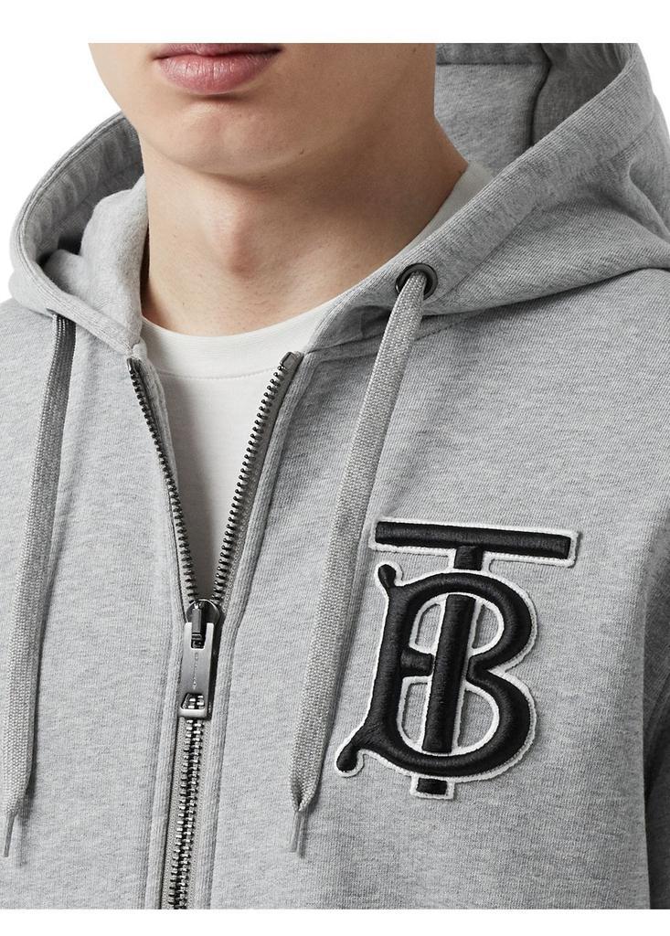 商品Burberry|Monogram motif cotton hooded top,价格¥3828,第4张图片详细描述