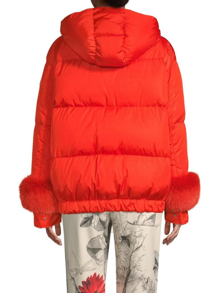 商品Moncler|Effraie Leger 毛绒袖口羽绒服,价格¥9632,第4张图片详细描述