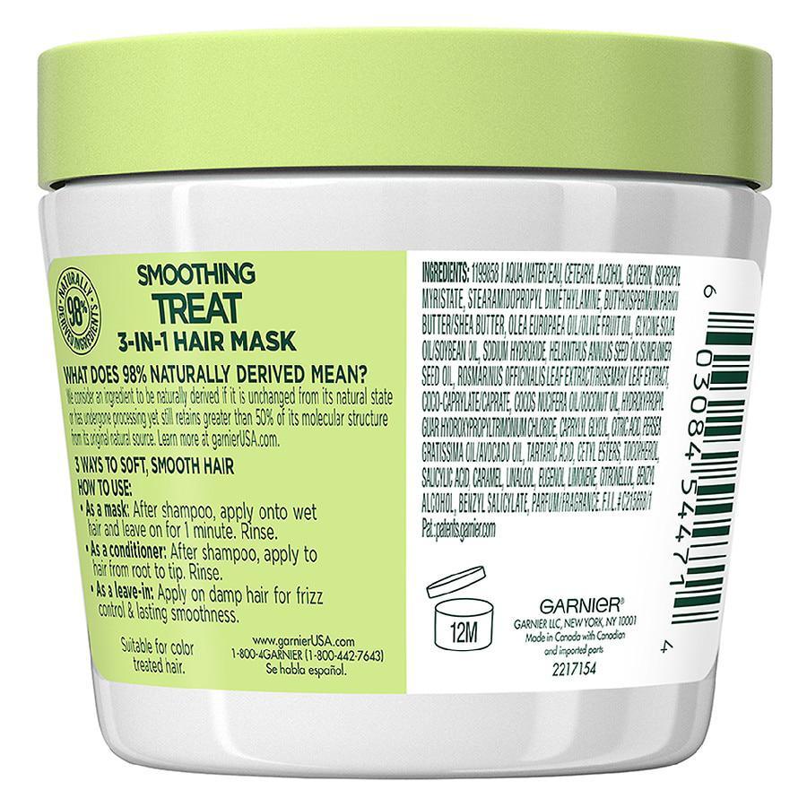 商品Garnier Fructis|Smoothing Treat 1 Minute Hair Mask with Avocado Extract,价格¥34,第4张图片详细描述