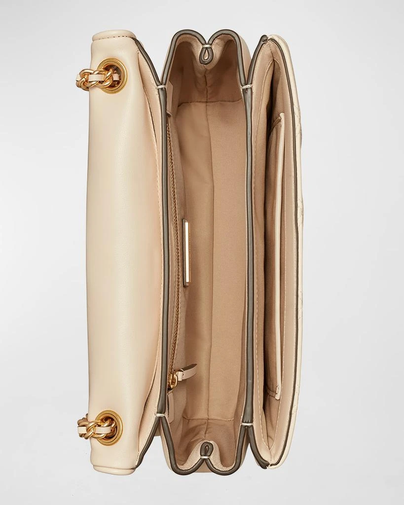 商品Tory Burch|Fleming Woven Lambskin Convertible Shoulder Bag,价格¥2561,第4张图片详细描述