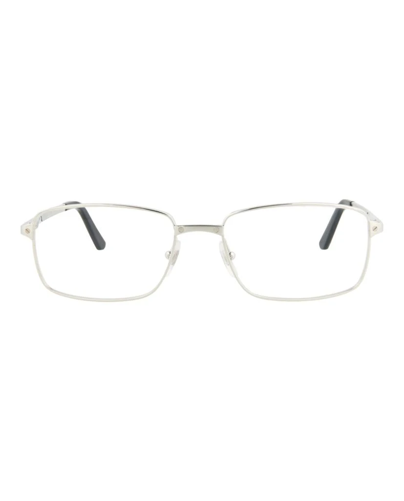 商品Cartier|方形框金属光学镜架,价格¥1788,第1张图片