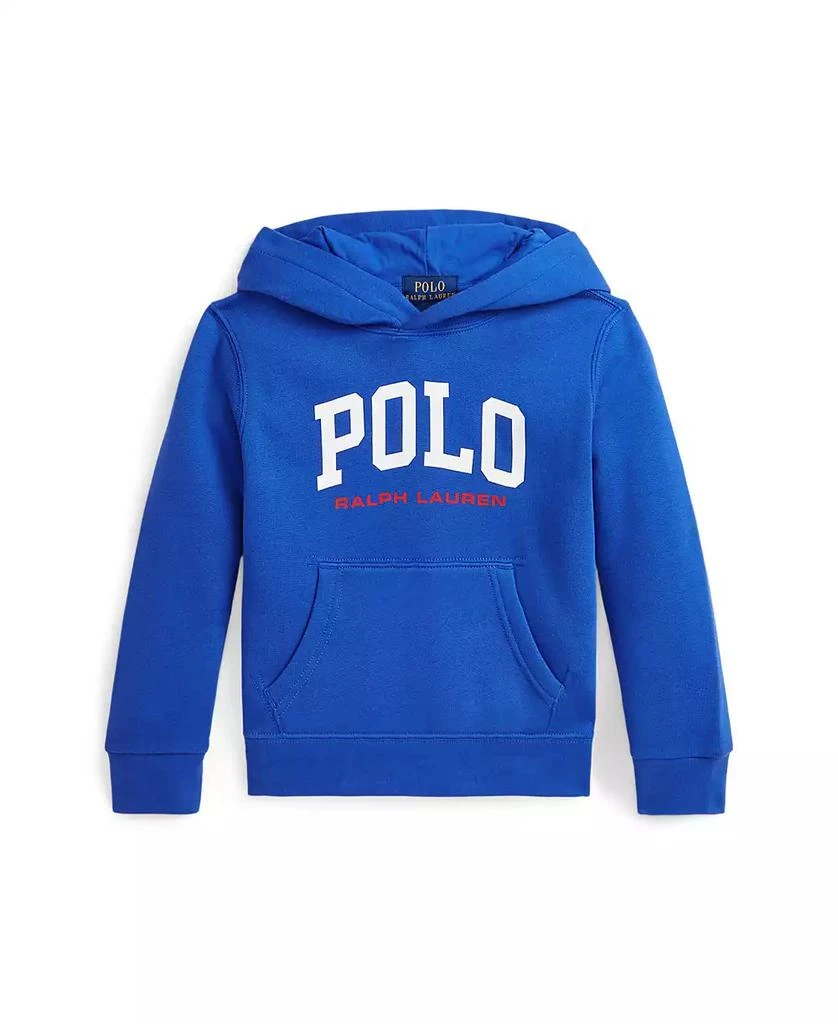 商品Ralph Lauren|Toddler and Little Boys Logo Fleece Hoodie Sweatshirt,价格¥208,第1张图片
